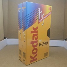 2x Kodak HS E-240 VHS