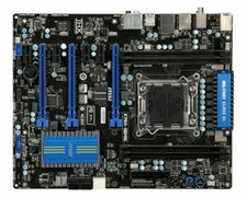 MSI X79A-GD45 Mainboard LGA2011 DDR3 PCIe3 USB3-Gen2 Zub. #8072
