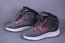 FILA Sneaker Outdoor Boots Mid-Top Gr. 39 schwarz rot gefüttert robust SH333