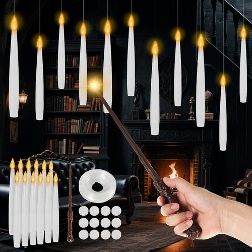 Schwebende kerzen 12er set led - schwebende,