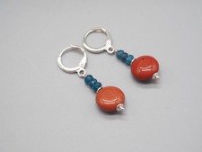 roter Jaspis & Apatit Creolen