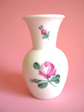 WIEN AUGARTEN kleine Vase Väschen Rosendekor Wiener Rose