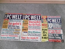 3 PC Welt Hefte Zeitschriften Computer XP Tricks Firefox DSL Tuning Windows 