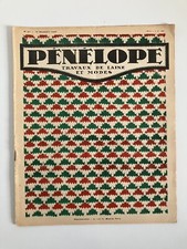 Pénélope Travaux de Laine et Modes Strickzeitschrift Frankreich 1934