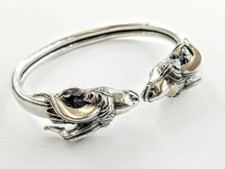 Widder Armband Sterling Silber lange Hörner verstellbar neu