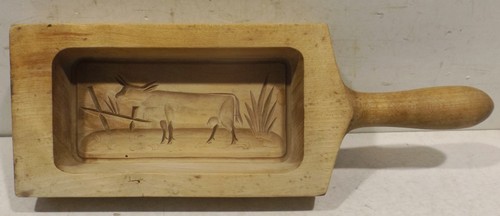 Alte antike holz butterform - ,
