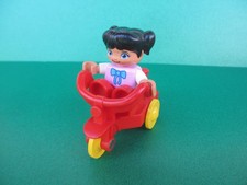 Lego Duplo Figur Kind Mädchen auf Dreirad (030123R2)