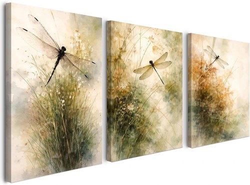 3er set leinwandbild - 3er, mit