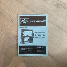 betriebsanleitung strautmann Siloblockschneider Hydrofox HP1/HP2/HP3