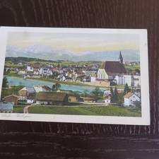 alte AK Laufen, Salzach, Brücke, Obb., Berchtesgadener Land, Oberndorf, 
