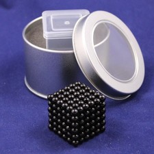 Neo Ball Cube - 5mm - schwarz Industiemagnete Neodym Kugelmagnet, Grade N35 5...