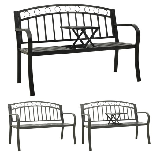 Retro metall gartenbank - retro,
