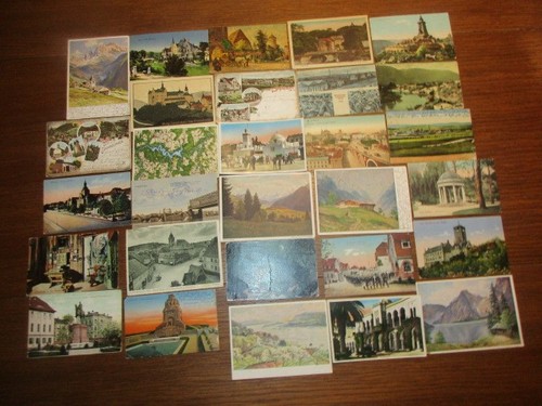 Konvolut farbige postkarten - konvolut,