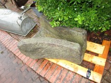 Antiker Sandstein–Wasserlauf Bachlauf Brunnen Wasserrad Gartenanlage L 80 x 65 m