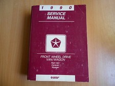 Werkstatthandbuch service manual Dodge Ram Van Caravan Plymouth Voyager (1990)