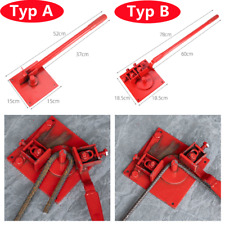 Biegemaschine für Eisenstangen Ø1-20mm Handbiegemaschine Biegegerät Eisen DE