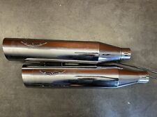 E13 V2 Speed Penzl-Bikes Harley Klappen Auspuff Exhaust Muffler Softail M8