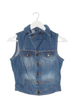 COLOURS OF THE WORLD Jeansweste Damen Weste Gr. DE 36 blau Casual-Look