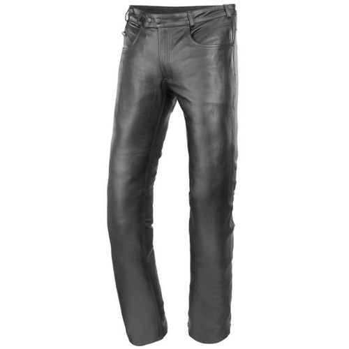 Herren motorradhose aus leder - aus,