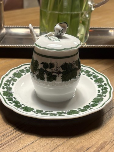 Meissen senftöpfchen mit - meissen,