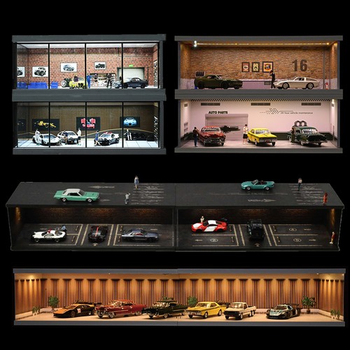 Diorama garage modell - diorama,