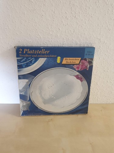 Platzteller versilbert - 2,