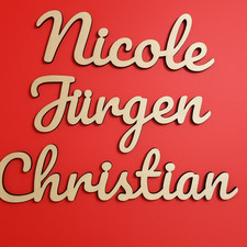 Personalisierte Namensschilder