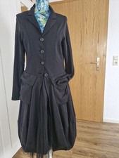 Rundholz Mantel Black S 