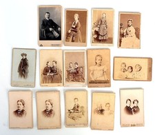 14 originale Carte de Visite CdV Fotografien