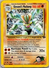 Pokemon Giovannis Machomei 6/132 Holo Gym Challenge Englisch