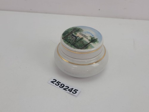 Runde porzellan deckel dose - runde,