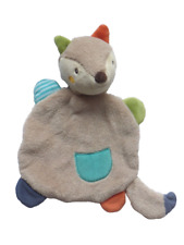 Auswahl PUSBLU DM Fuchs Dachs hellbraun beige blau Schmusetuch Schnuffeltuch