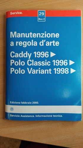 Polo variant caddy 1996 - vw, 1996-98