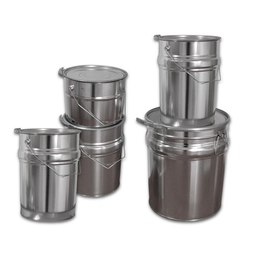Blecheimer mit deckel und - mit,