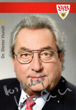 Autogramm - Dr. Dieter Hundt (VFB Stuttgart) - 2009/2010