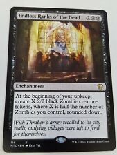 1x ENDLESS RANKS OF THE DEAD - Zombie - COMMANDER MTG - Magic the Gathering - NM