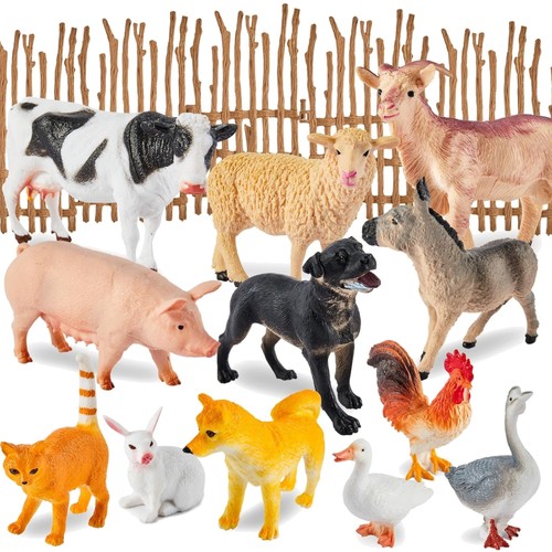 Bauernhoftiere figuren set - bauernhoftiere,