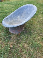 alte Sitz - Badewanne, Zinkwanne Wanne. Waschwanne, Sitzbadewanne