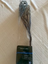 Lumineo Lichterkette Zweige Braun 50cm Weihnachtlich Naturbezogen Outdoor