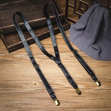 Retro PU Leder drei Clips
