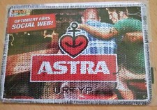 3 Astra Bier Metallpostkarten
