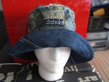 Jäger Hut Jeans Panama Kappen Fischerhut, beidseitig, ApplikationenHandgefertigt