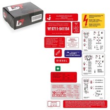 Safety warning vehicle sticker