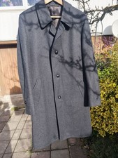 Lodenmantel, Wollmantel, Gr. 50, grau