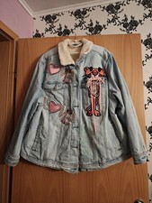 Jeansjacke Pink Panther Strass