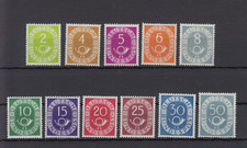 Posthorn Mi. Nr. 123 - 126