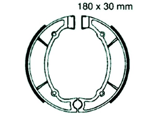 Bremsbeläge hinten für