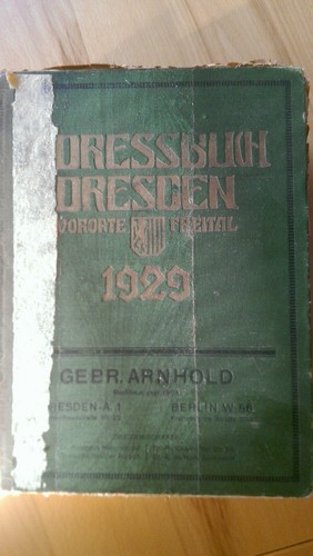 1929 adressbuch dresden - adressbuch,