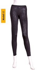 Leder optik damen leggings - damen,