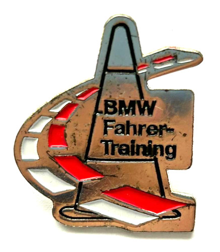 Bmw fahrer training pin - fahrer-training, neu